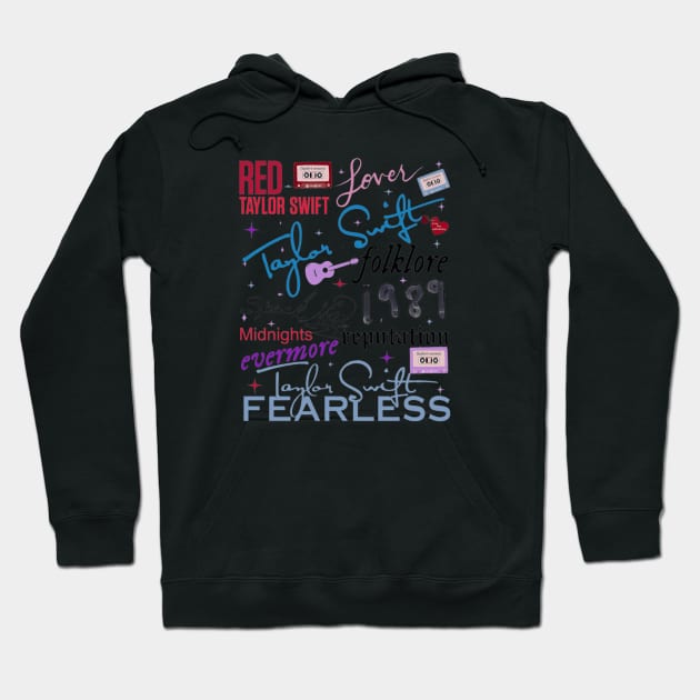 Taylor Swift Eras Hoodie by Cun-Tees!